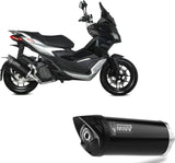 Auspuffendstück Ohne Katalysator Und Ohne Geräuschzulassung Mover Stahl Schwarz - Mivv Kompatibel Mit Aprilia Sr 200 Gt (2022-2024)