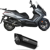 Auspuffendstück Ohne Katalysator Und Ohne Geräuschzulassung Mover Stahl Schwarz - Mivv Kompatibel Mit Kymco Downtown 350 (2016-2020)