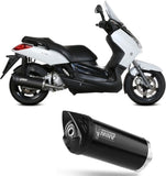 Auspuffendstück Ohne Katalysator Und Ohne Geräuschzulassung Mover Stahl Schwarz - Mivv Kompatibel Mit Yamaha X-Max 250 (2006-2016)