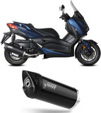 Auspuffendstück Ohne Katalysator Und Ohne Geräuschzulassung Mover Stahl Schwarz - Mivv Kompatibel Mit Yamaha X-Max 400 (2017-2020)