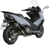 Komplette Auspuffanlage Ohne Katalysator Und Ohne Geräuschzulassung Delta Race Edelstahl Carbon - Mivv Kompatibel Mit Kymco Ak 550 (2017-2020)