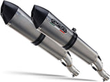Dual Exhaust System Without Sound Certification Gpe Anniversary Titanium - Gpr Compatible With Kawasaki Zzr 1400 (2017-2022)