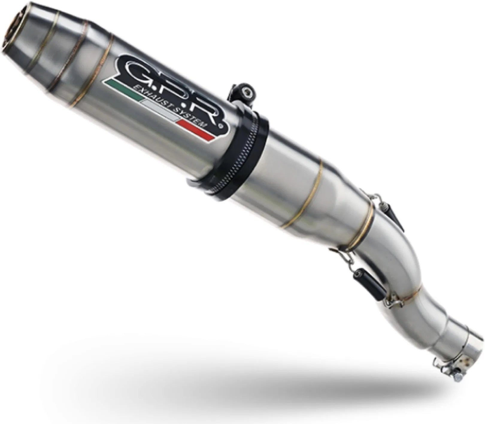 Auspuffendrohr Ohne Geräuschzulassung Furore-X Scooter Edelstahl Schwarz - Gpr Kompatibel Mit Zontes M 350 (2023-2025)