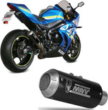 Auspuffendstück Ohne Katalysator Und Ohne Geräuschzulassung Mk3 Carbon - Mivv Kompatibel Mit Suzuki Gsx-R 1000 (2017-2020)