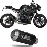 Auspuffendstück Ohne Katalysator Und Ohne Geräuschzulassung Mk3 Carbon - Mivv Kompatibel Mit Triumph Speed Triple R - S (2018-2020)