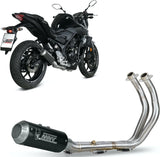 Komplette Auspuffanlage Ohne Katalysator Und Ohne Geräuschzulassung Mk3 Carbon - Mivv Kompatibel Mit Yamaha Yzf-R25 (2015-2024)