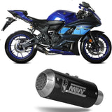 Komplette Auspuffanlage Ohne Katalysator Und Ohne Geräuschzulassung Mk3 Carbon - Mivv Kompatibel Mit Yamaha Yzf R7 (2022-2024)