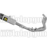 Komplette Auspuffanlage Ohne Katalysator Und Ohne Geräuschzulassung Pista Competition Sbk Titan Endkappe Carby - Arrow Special Parts Kompatibel Mit Bmw M 1000 Rr (2025-2026)