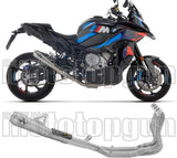 Komplette Auspuffanlage Ohne Katalysator Und Ohne Geräuschzulassung Pro-Race Competition Titan Endkappe Titan - Arrow Special Parts Kompatibel Mit Bmw M 1000 Xr (2025-2026)