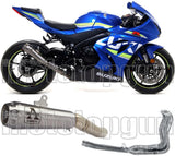 Komplette Auspuffanlage Ohne Katalysator Und Ohne Geräuschzulassung Pro-Race Nichrom Edelstahl - Arrow Special Parts Kompatibel Mit Suzuki Gsx-R 1000 (2017-2020)