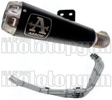 Komplette Auspuffanlage Ohne Katalysator Und Ohne Geräuschzulassung Pro-Race Nichrom Schwarz Edelstahl - Arrow Special Parts Kompatibel Mit Honda Cb 650 R (2019-2023)