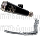 Komplette Auspuffanlage Ohne Katalysator Und Ohne Geräuschzulassung Pro-Race Nichrom Schwarz Edelstahl - Arrow Special Parts Kompatibel Mit Suzuki Gsx-R 1000 (2017-2020)