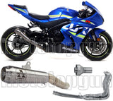 Complete Exhaust System Without Catalytic Converter And Without Sound Certification Pro-Race Nichrom Stainless Steel - Arrow Special Parts Compatible With Suzuki Gsx-R 1000 (2017-2020)