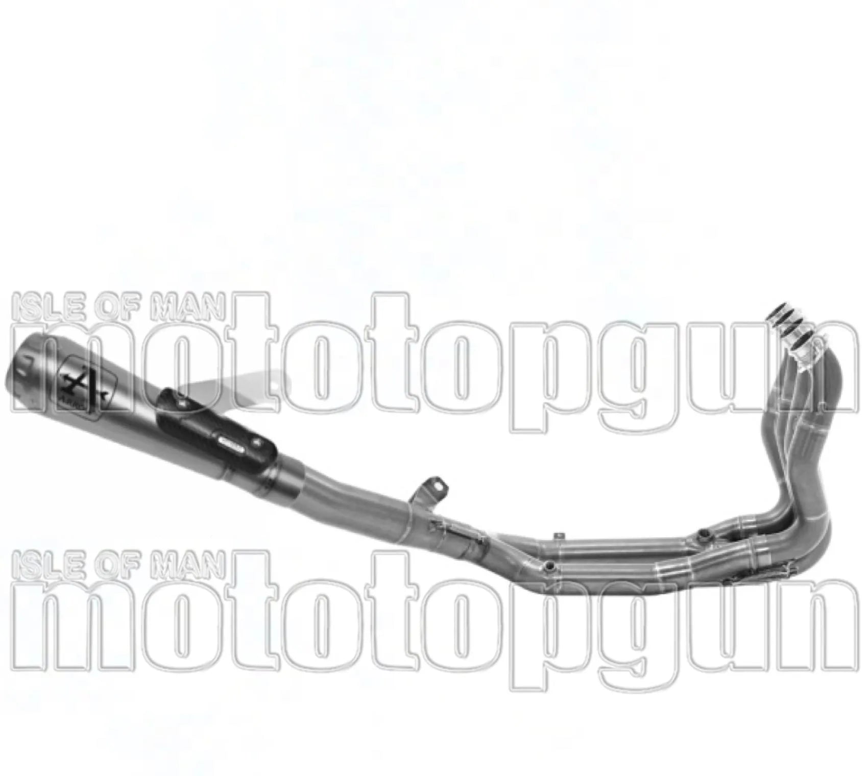Komplette Auspuffanlage Ohne Katalysator Und Ohne Geräuschzulassung Pro-Race Competition Evo Full Titan Titan - Arrow Special Parts Kompatibel Mit Bmw S 1000 R (2021-2024)