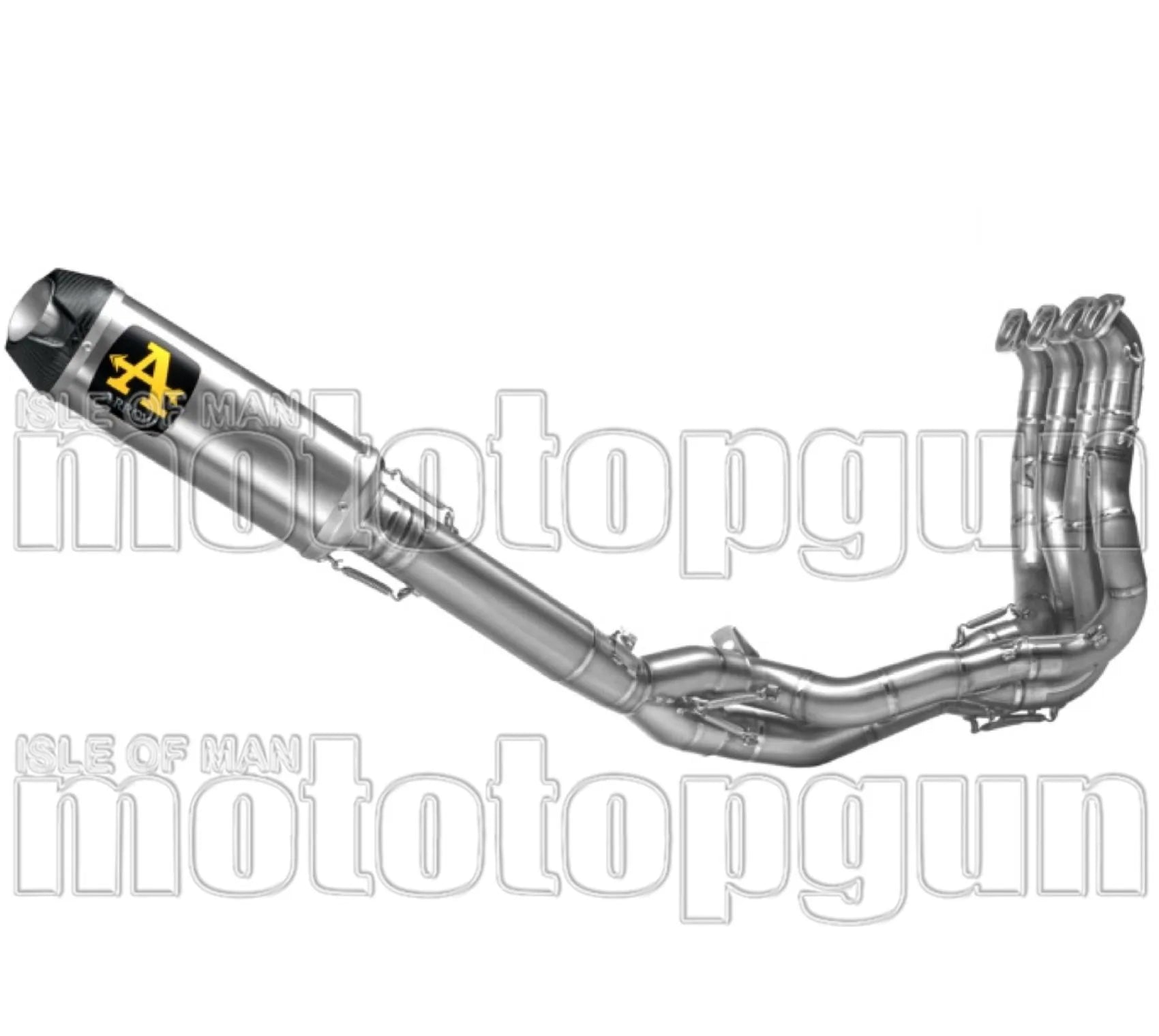 Komplette Auspuffanlage Ohne Katalysator Und Ohne Geräuschzulassung Indy-Race Competition Sbk Full Titan Carbon - Arrow Special Parts Kompatibel Mit Kawasaki Zx 10Rr (2021-2024)