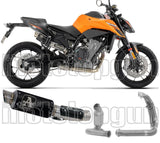 Komplette Auspuffanlage Ohne Katalysator Und Ohne Geräuschzulassung Gp2 Gp-2 Nichrom Schwarz - Arrow Special Parts Kompatibel Mit Ktm 790 Duke (2025-2026)