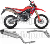 Komplette Auspuffanlage Ohne Katalysator Und Ohne Geräuschzulassung Icon Titan Endkappe Carby - Arrow Special Parts Kompatibel Mit Honda Crf 300 L (2025-2026)