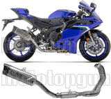 Komplette Auspuffanlage Ohne Katalysator Und Ohne Geräuschzulassung Indy-Race Evo Titan Endkappe Carby - Arrow Special Parts Kompatibel Mit Yamaha Yzf R9 (2025)