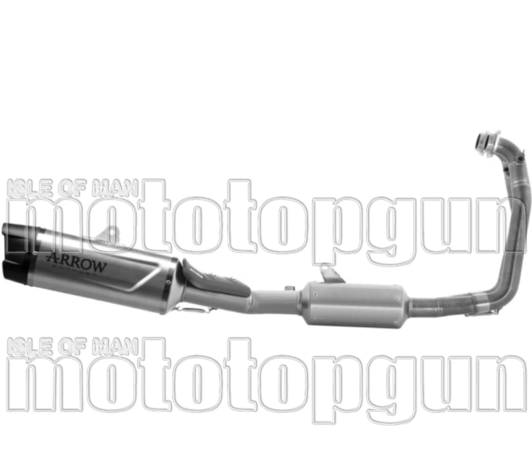 Komplette Auspuffanlage Ohne Katalysator Und Ohne Geräuschzulassung Indy-Race Evo Titan Endkappe Carby - Arrow Special Parts Kompatibel Mit Aprilia Rs 660 (2025-2026)
