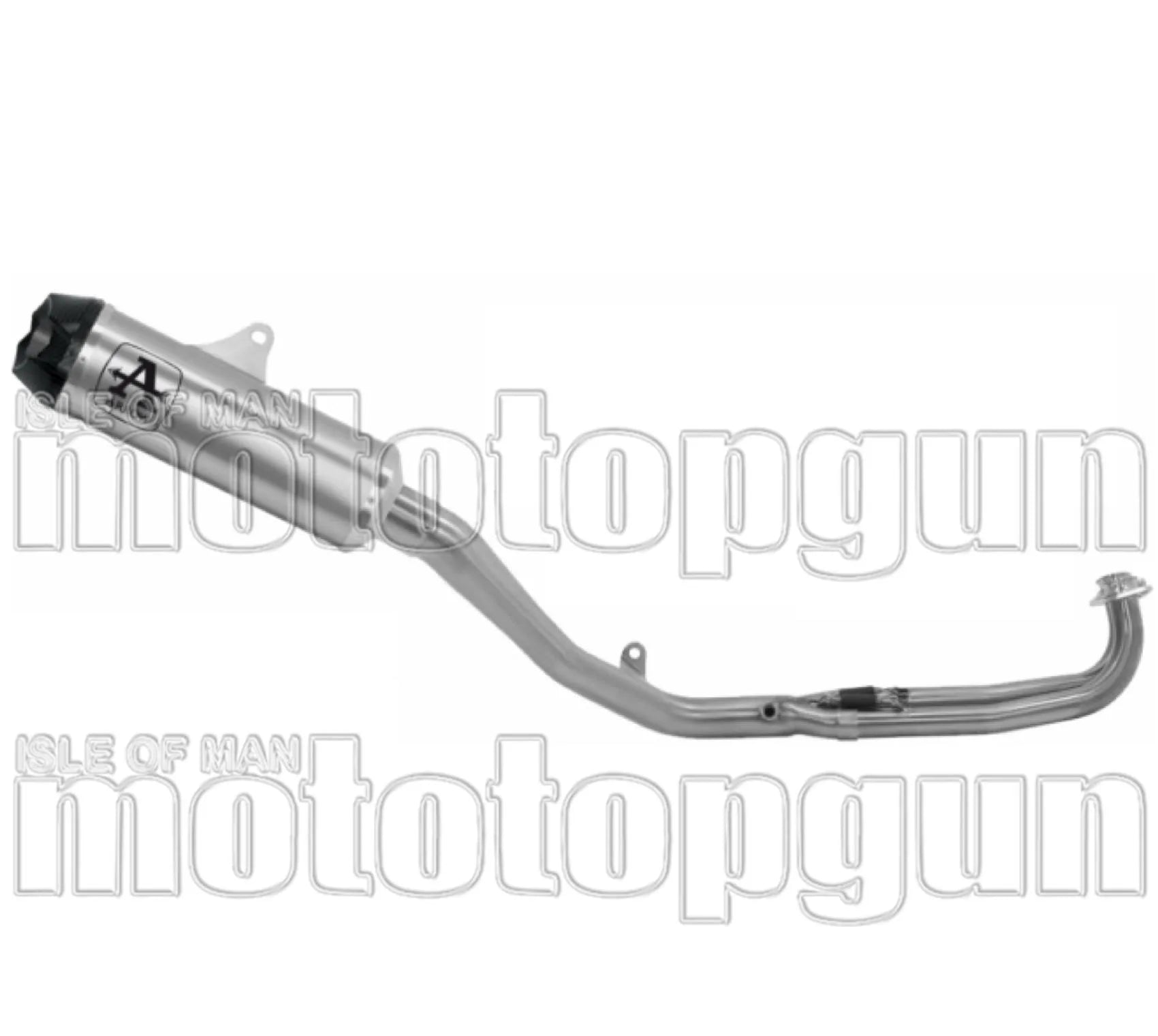 Komplette Auspuffanlage Ohne Katalysator Und Ohne Geräuschzulassung Indy-Race Titan Endkappe Carby - Arrow Special Parts Kompatibel Mit Yamaha T-Max 560 (2025-2026)