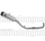 Komplette Auspuffanlage Ohne Katalysator Und Ohne Geräuschzulassung Indy-Race Titan Endkappe Carby - Arrow Special Parts Kompatibel Mit Yamaha T-Max 560 (2025-2026)