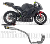 Komplette Auspuffanlage Ohne Katalysator Und Ohne Geräuschzulassung Indy-Race Competition Titan Endkappe Carby - Arrow Special Parts Kompatibel Mit Honda Cbr 600 Rr (2025-2026)