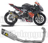 Komplette Auspuffanlage Ohne Katalysator Und Ohne Geräuschzulassung Pista Competition Sport Bike Titan Endkappe Carby - Arrow Special Parts Kompatibel Mit Aprilia Rs 660 (2025-2026)