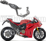 Komplette Auspuffanlage Ohne Katalysator Und Ohne Geräuschzulassung Pro-Race Competition Evo Titan Schwarz Endkappe Net - Arrow Special Parts Kompatibel Mit Ducati Panigale V4 (2025-2026)