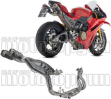 Komplette Auspuffanlage Ohne Katalysator Und Ohne Geräuschzulassung Pro-Race Competition Titan Schwarz Endkappe Net - Arrow Special Parts Kompatibel Mit Ducati Panigale V4 (2025-2026)