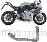 Komplette Auspuffanlage Ohne Katalysator Und Ohne Geräuschzulassung Pro-Race Nichrom - Arrow Special Parts Kompatibel Mit Cfmoto 675 Sr - R (2025-2026)