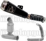 Komplette Auspuffanlage Ohne Katalysator Und Ohne Geräuschzulassung Pro-Race Nichrom Schwarz - Arrow Special Parts Kompatibel Mit Ktm 790 Duke (2025-2026)