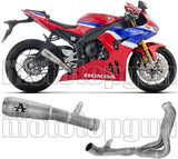 Komplette Auspuffanlage Ohne Katalysator Und Ohne Geräuschzulassung Pro-Race Titan Endkappe Titan - Arrow Special Parts Kompatibel Mit Honda Cbr 1000 Rr - R (2024-2026)