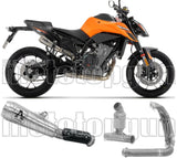 Komplette Auspuffanlage Ohne Katalysator Und Ohne Geräuschzulassung Pro-Race Nichrom - Arrow Special Parts Kompatibel Mit Ktm 790 Duke (2025-2026)