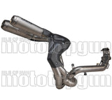 Komplette Auspuffanlage Ohne Katalysator Und Ohne Geräuschzulassung Pro-Race Competition Full Titan Titan - Arrow Special Parts Kompatibel Mit Ducati Panigale 955 V2 (2020-2024)