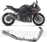Komplette Auspuffanlage Ohne Katalysator Und Ohne Geräuschzulassung Pro-Race Titan - Arrow Special Parts Kompatibel Mit Honda Cbr 650 R (2024-2026)