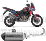 Komplette Auspuffanlage Ohne Katalysator Und Ohne Geräuschzulassung Sonora Titan Carbon - Arrow Special Parts Kompatibel Mit Honda Crf 1100 L Africa Twin (2024-2026)