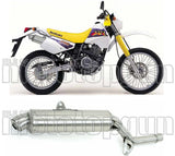 Auspuffendrohr Ohne Geräuschzulassung Paris Dacar Edelstahl Edelstahl - Arrow Special Parts Kompatibel Mit Suzuki Dr 350 S (1990-1995)
