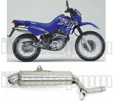 Auspuffendrohr Ohne Geräuschzulassung Paris Dacar Edelstahl Edelstahl - Arrow Special Parts Kompatibel Mit Yamaha Xt 600 E (1990-1994)