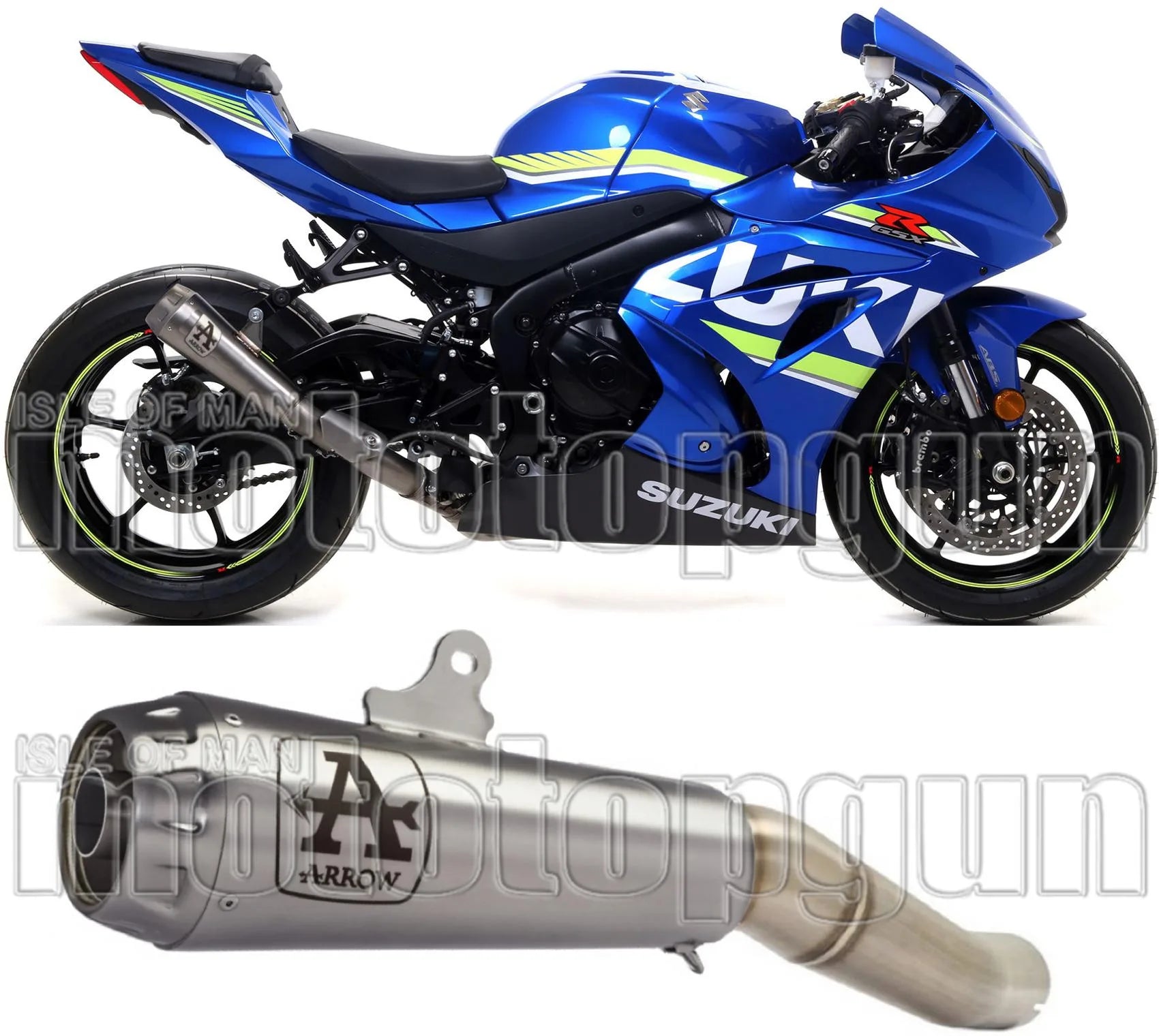 Auspuffendrohr Ohne Geräuschzulassung Pro-Race Titan Titan - Arrow Special Parts Kompatibel Mit Suzuki Gsx-R 1000 R (2017-2020)