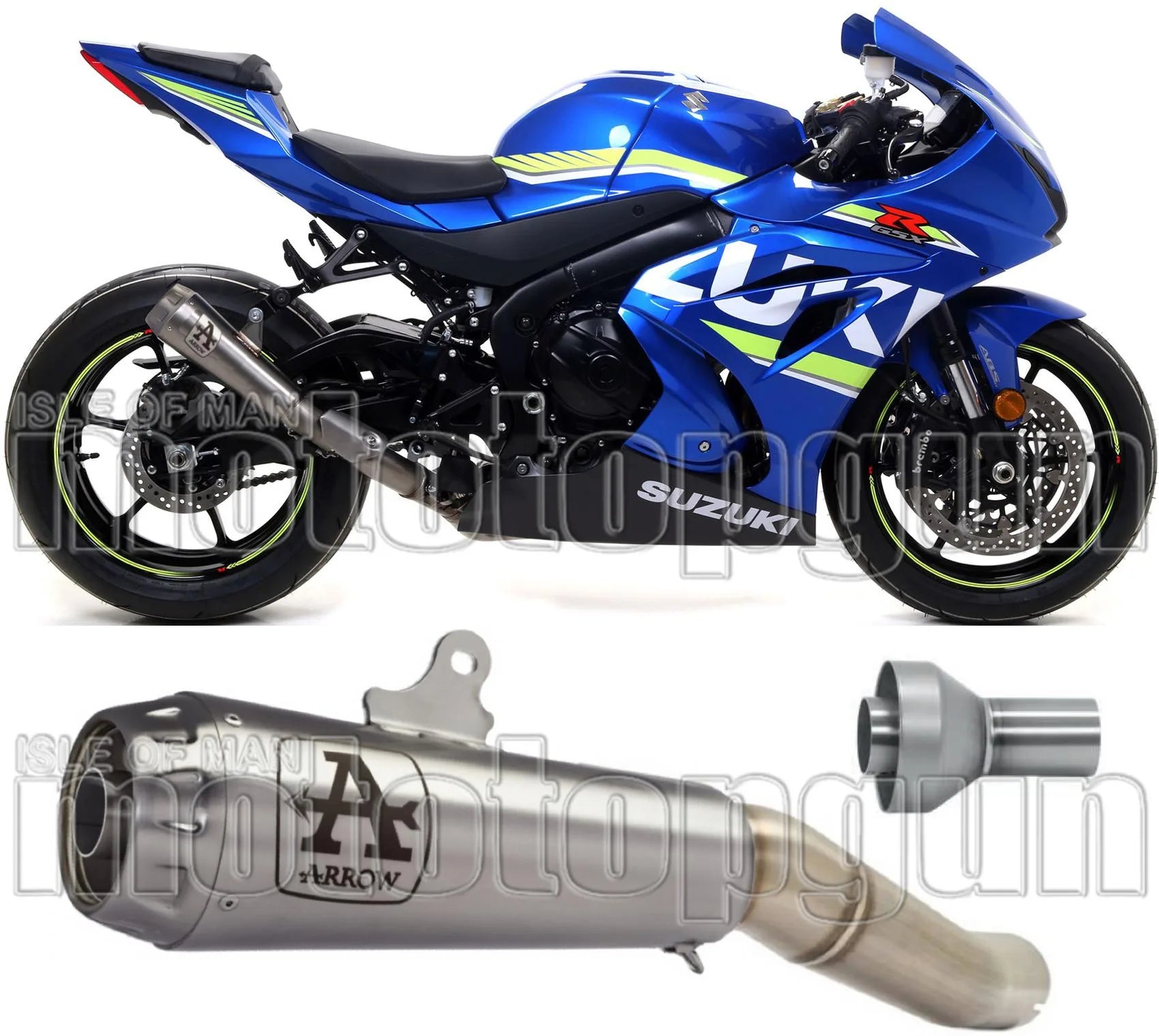 Auspuffendrohr Ohne Geräuschzulassung Pro-Race Nichrom Edelstahl - Arrow Special Parts Kompatibel Mit Suzuki Gsx-R 1000 (2017-2020)