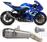Auspuffendrohr Ohne Geräuschzulassung Pro-Race Nichrom Edelstahl - Arrow Special Parts Kompatibel Mit Suzuki Gsx-R 1000 (2017-2020)