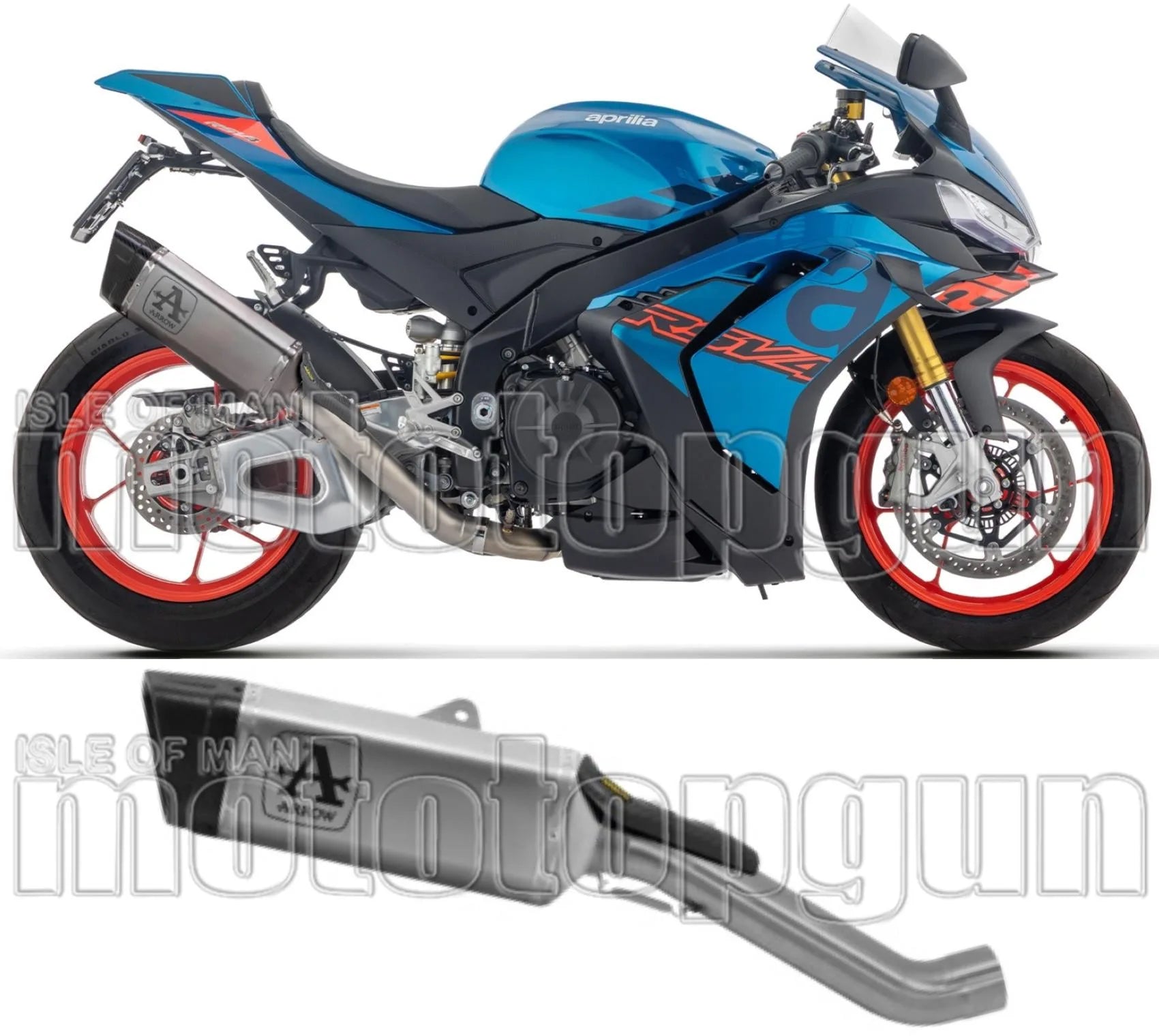 Auspuffendrohr Ohne Geräuschzulassung Pista Full Titan Carbon - Arrow Special Parts Kompatibel Mit Aprilia Tuono 1100 V4 (2021-2024)
