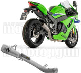 Auspuffendstück Ohne Katalysator Und Ohne Geräuschzulassung Pro-Race Körper Aus Titan Und Kappe Net Aus Edelstahl - Arrow Special Parts Kompatibel Mit Kawasaki Zx-10 Rr (2026)