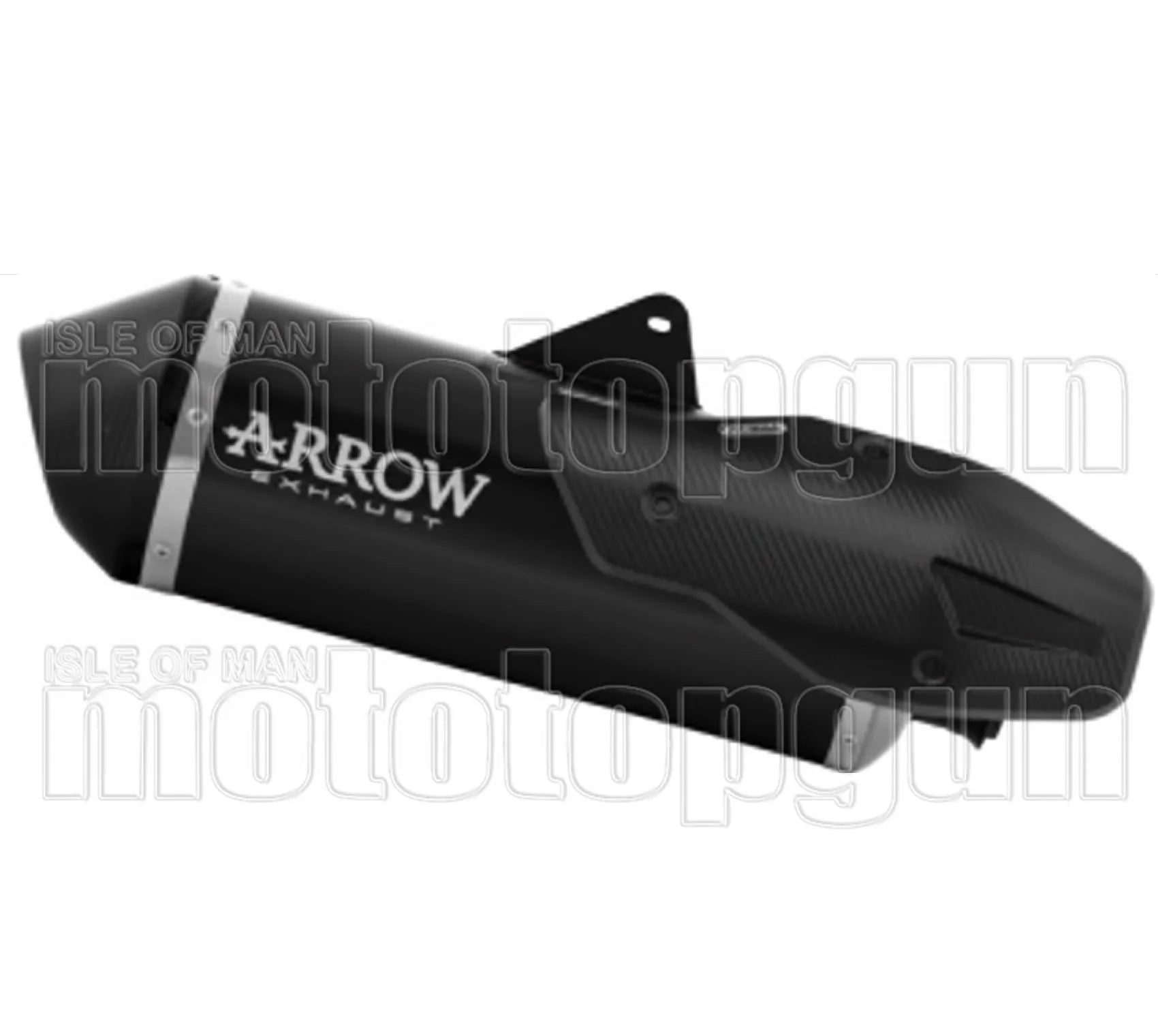Auspuffendrohr Ohne Geräuschzulassung Sonora Körper Aus Titan Schwarz Und Kappe Aus Carbon - Arrow Special Parts Kompatibel Mit Moto Morini X-Cape 1200 (2026)