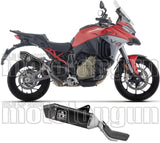 Auspuffendrohr Ohne Geräuschzulassung Veloce Titan Schwarz Endkappe Carby - Arrow Special Parts Kompatibel Mit Ducati Multistrada V4 - S (2025-2026)