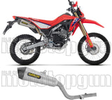 Auspuffendrohr Ohne Geräuschzulassung X-Kone Nichrom Endkappe Carby - Arrow Special Parts Kompatibel Mit Honda Crf 300 L (2025-2026)