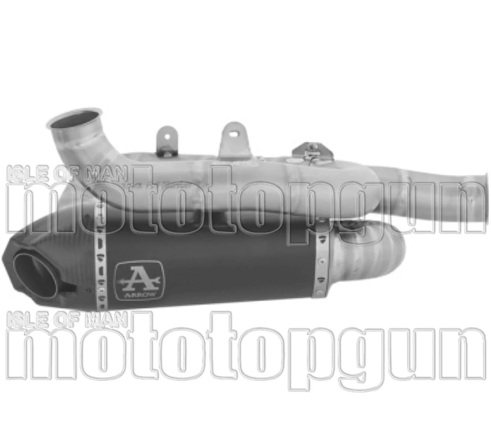 Auspuffendrohr Ohne Geräuschzulassung Works Titan Schwarz Endkappe Carby - Arrow Special Parts Kompatibel Mit Ducati Panigale V4S (2025)