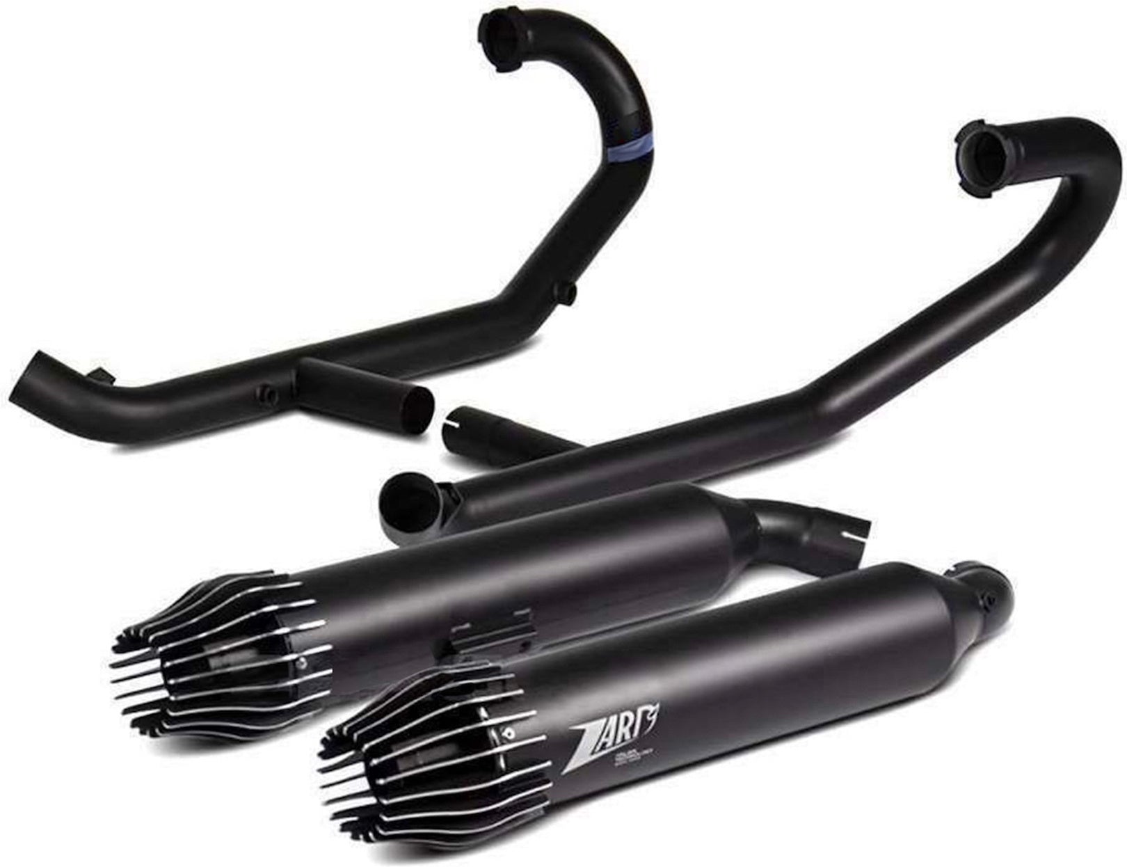 Complete Exhaust System Without Catalytic Converter And Without Sound Certification Steel Black - Zard Compatible With Bmw R18 (2020-2023)