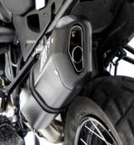 Auspuffendrohr Ohne Geräuschzulassung Penta Alu Schwarz Endkappe Carbon - Zard Kompatibel Mit Bmw R 1200 Gs (2004-2009)