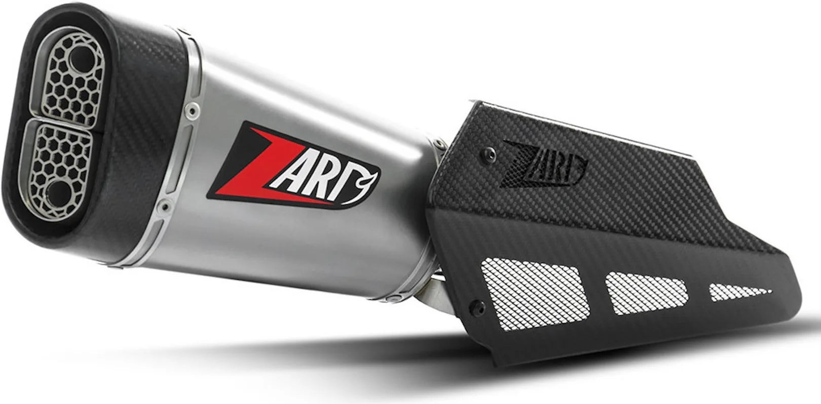 Auspuffendrohr Ohne Geräuschzulassung Titan Endkappe Carbon - Zard Kompatibel Mit Ducati Multistrada 1260 (2018-2019)